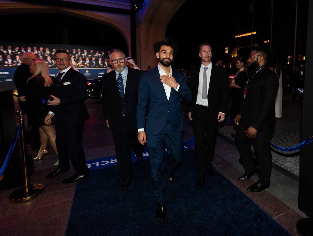 مؤتمر دبي الرياضي وجوائز دبي جلوب سوكريجمعان نجوم كرة القدم العالمية في فندق أتلانتس الليلة (الجمعة)  