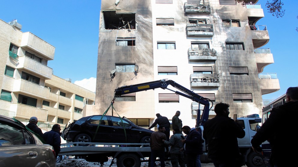 قصف إسرائيلي على حي كفر سوسة في دمشق يودي بحياة شخصين
