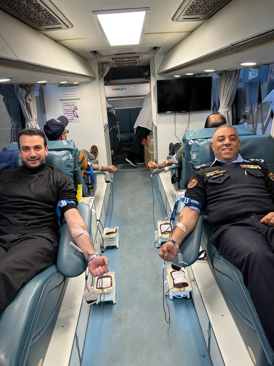 مركز أمن زهران يطلق حملة وطنية للتبرع بالدم بمناسبة عيد الملك الـ 62 