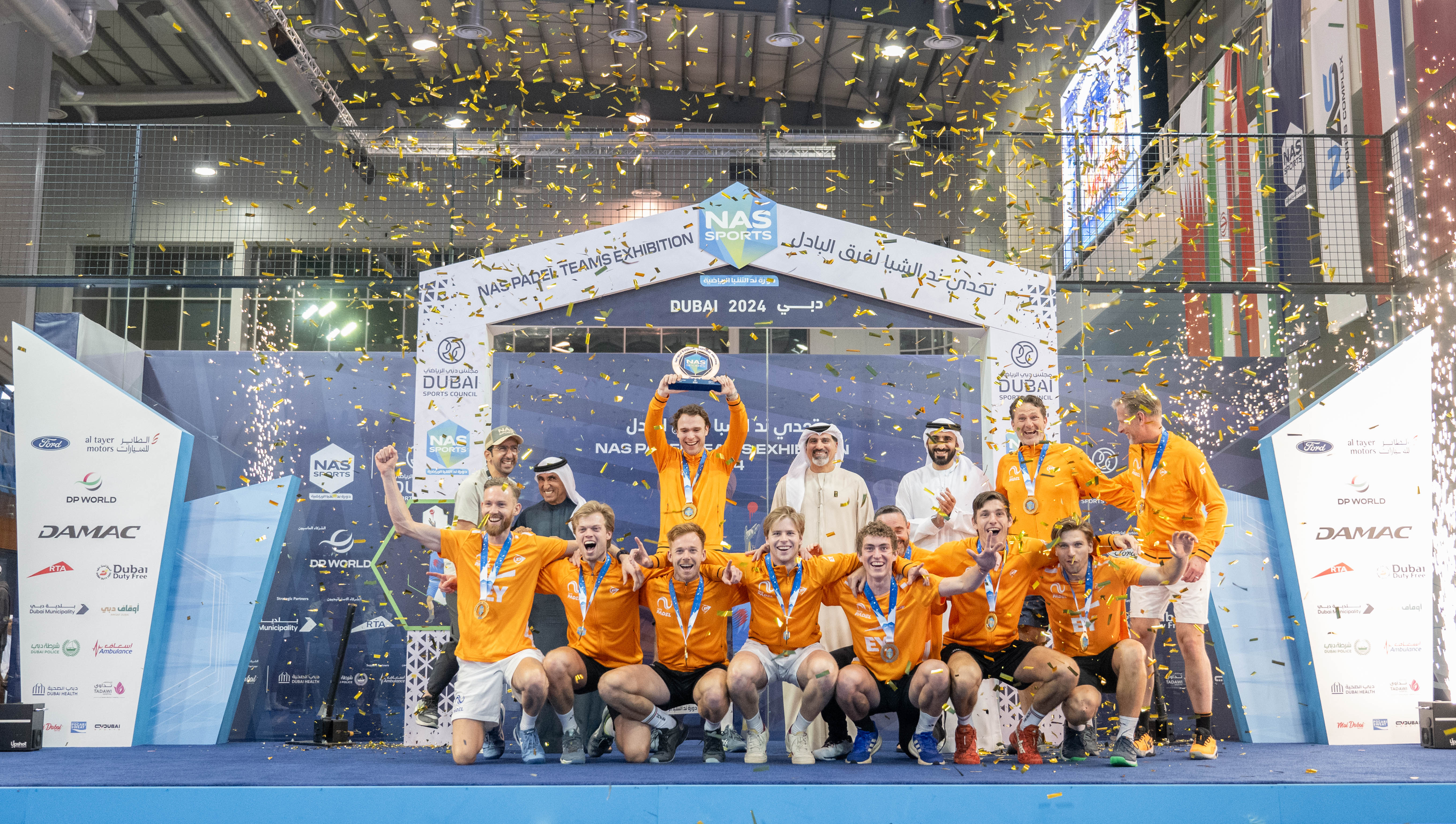 هولندا بطلة تحدي فرق البادل في دورة ند الشبا الرياضية