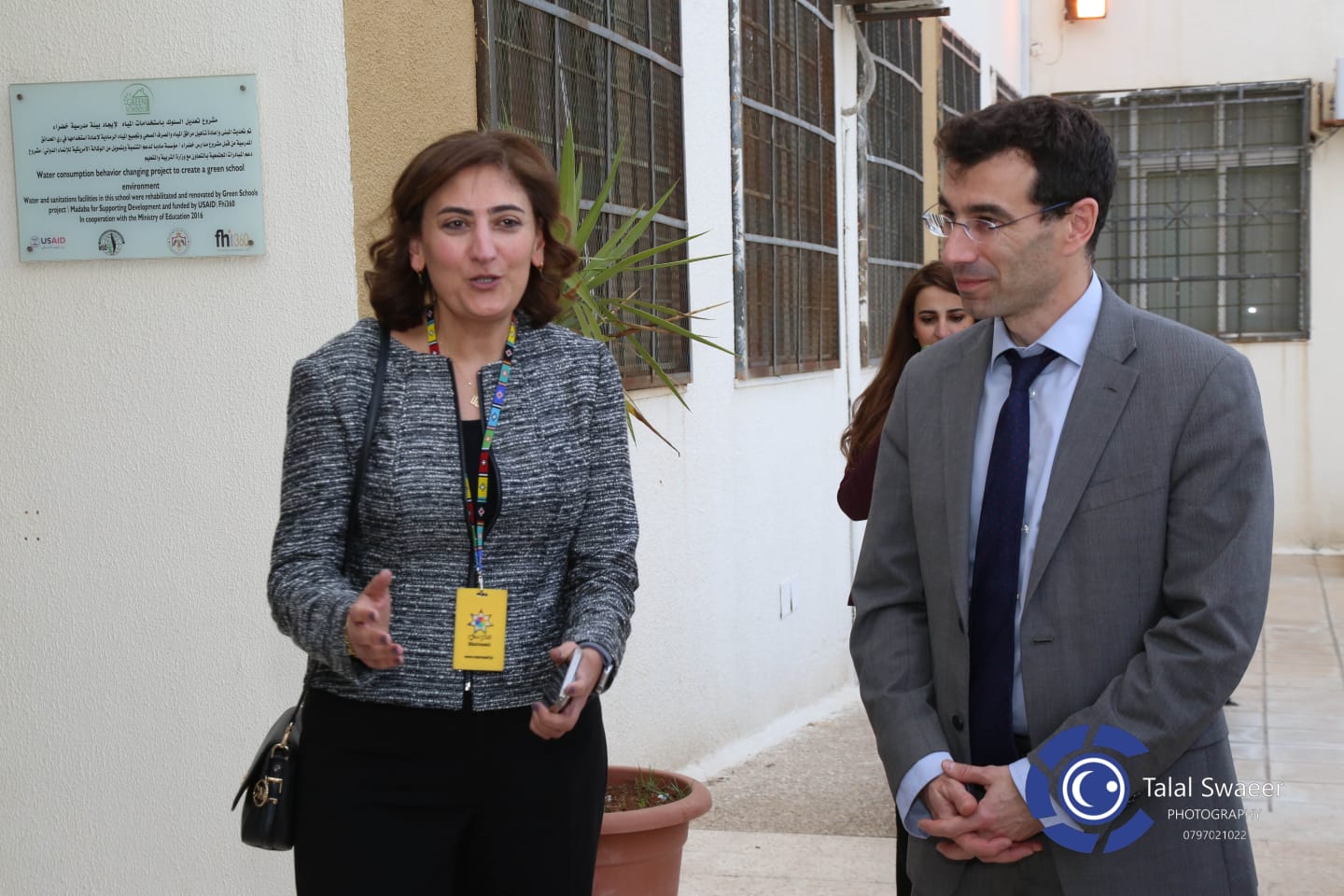 الرحيلة تستقبل سفير الاتحاد الأوروبي في الأردن في مديرية التربية والتعليم للواء ناعور