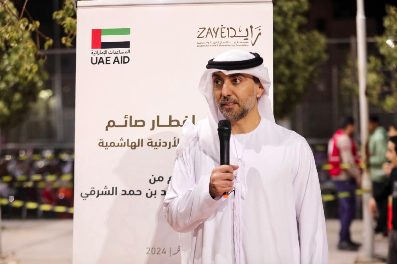 بإشراف سفارة الإمارات مؤسسة زايد للأعمال الخيرية والإنسانية تنفذ مشروع إفطار صائم في الأردن وتزامنا مع يوم زايد للعمل الانساني