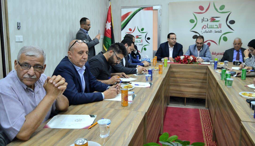 دار الحسام تعقد جلسة سياسية حوارية بعنوان {أهمية امتلاك الاحزاب لون سياسي}