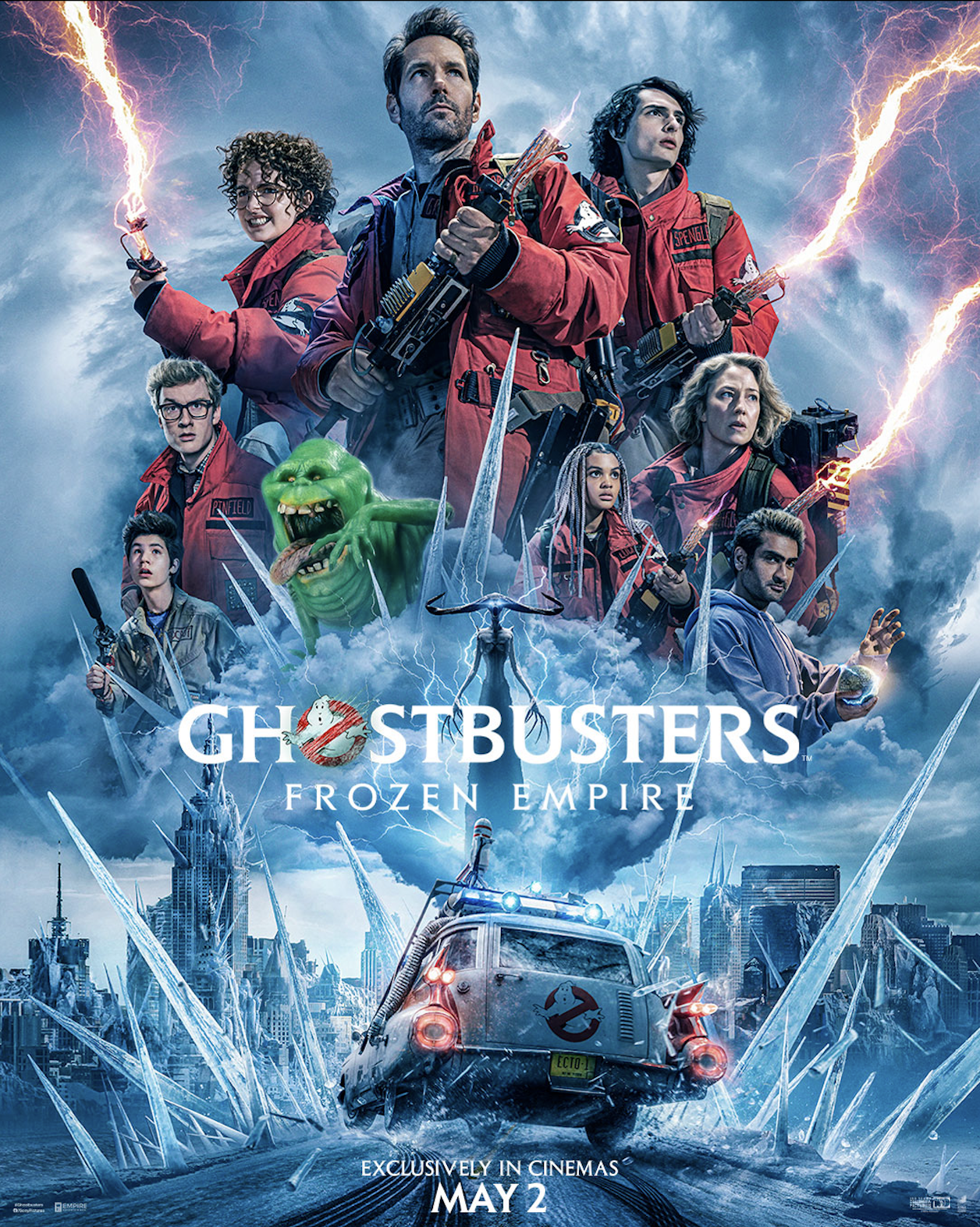 فيلم Ghostbusters: Frozen Empire يصل إلى دور السينما في 2 مايو في جميع أنحاء الشرق الأوسط، ويوحد الأجيال في مغامرة تقشعر لها الأبدان