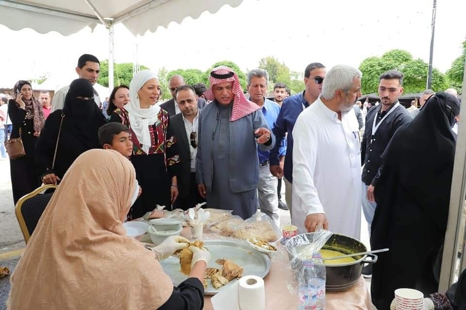 إنطلاق فعاليات مهرجان الجميد والسمن الثامن في حدائق الحسين