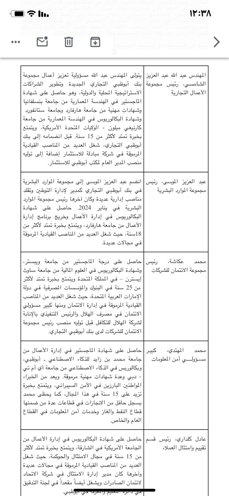 بنك أبوظبي التجاري يتصدر القطاع المصرفي ويفوز بجائزة نافس تثميناً لدوره الريادي على صعيد التوطين