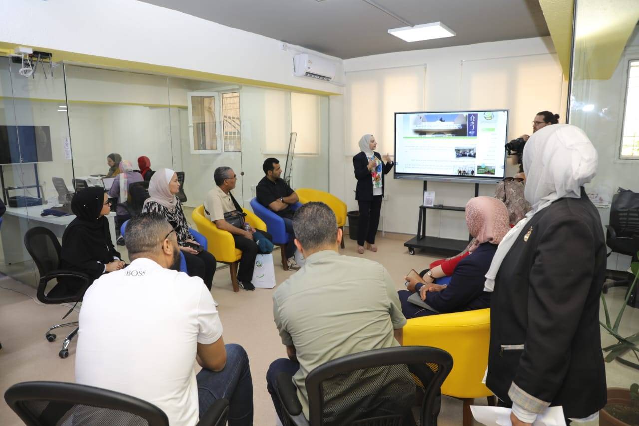 وفد ليبي يطلع على تجربة البحوث الزراعية في معالجة المياه غير التقليدية 