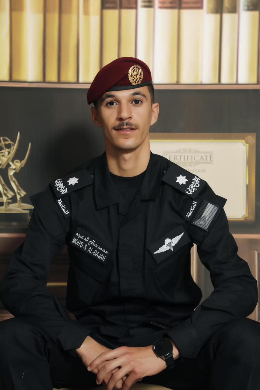 الملازم محمد صالح الدعجه مبروك الترفيع