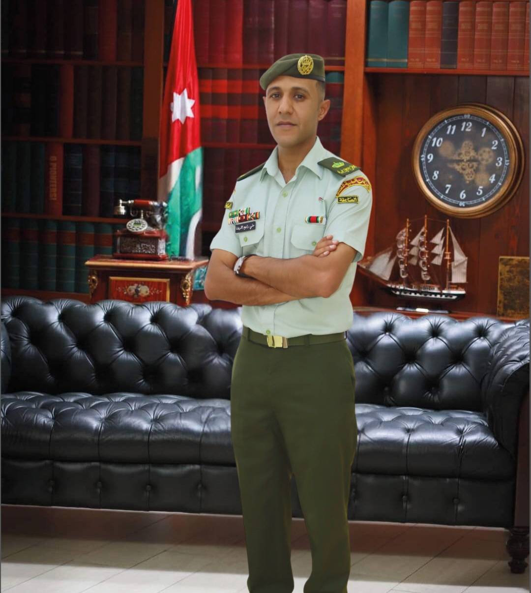 الرائد علي راجح الخريشا .. مبارك الترفيع في القوات المسلحة الأردنية ــ الجيش العربي