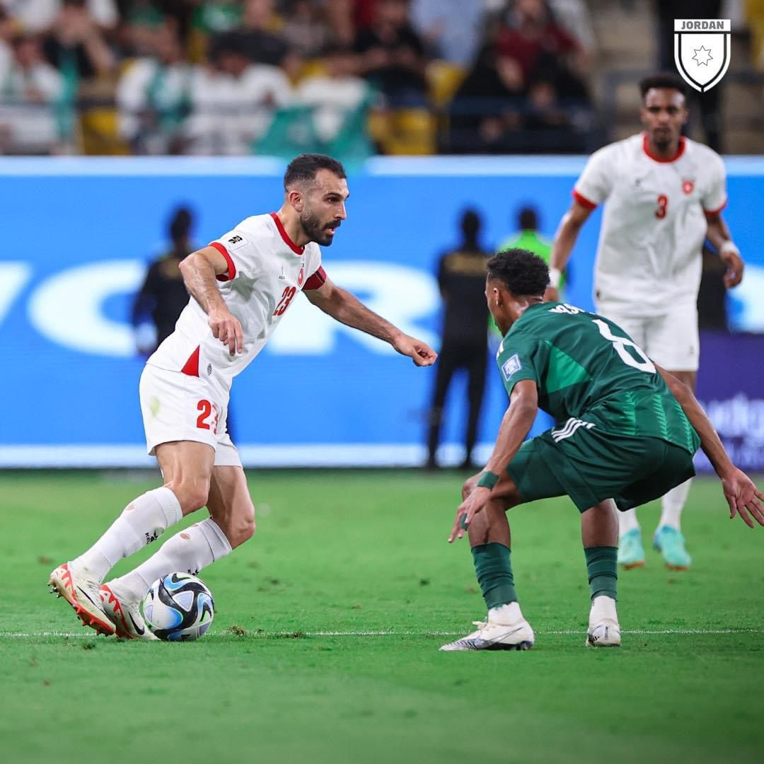 المنتخب الوطني  يفوز على السعودية 2-1 ويتصدر المجموعة فى تصفيات آسيا.