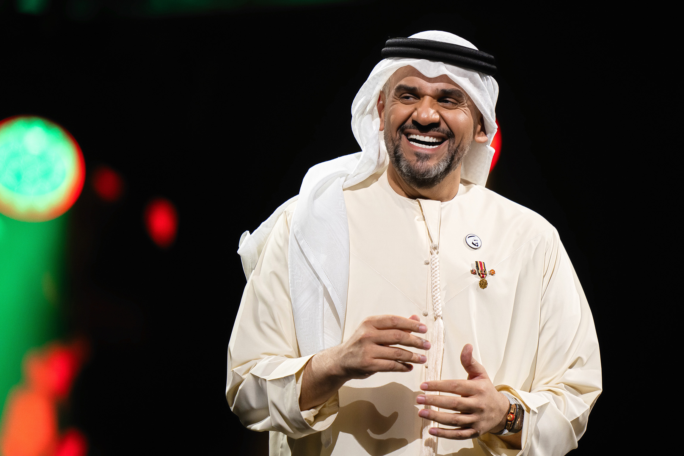 حسين الجسمي للجمهور: ليلة فخمة بحضوركم المبهر .. من ليالي دبي الراقية