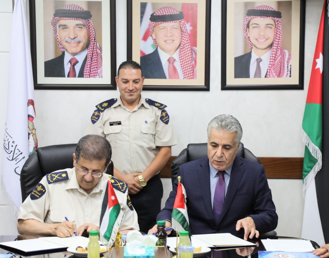 توقيع مذكرة تفاهم بين الجمارك الاردنية والضابطة الجمركية الفلسطينية