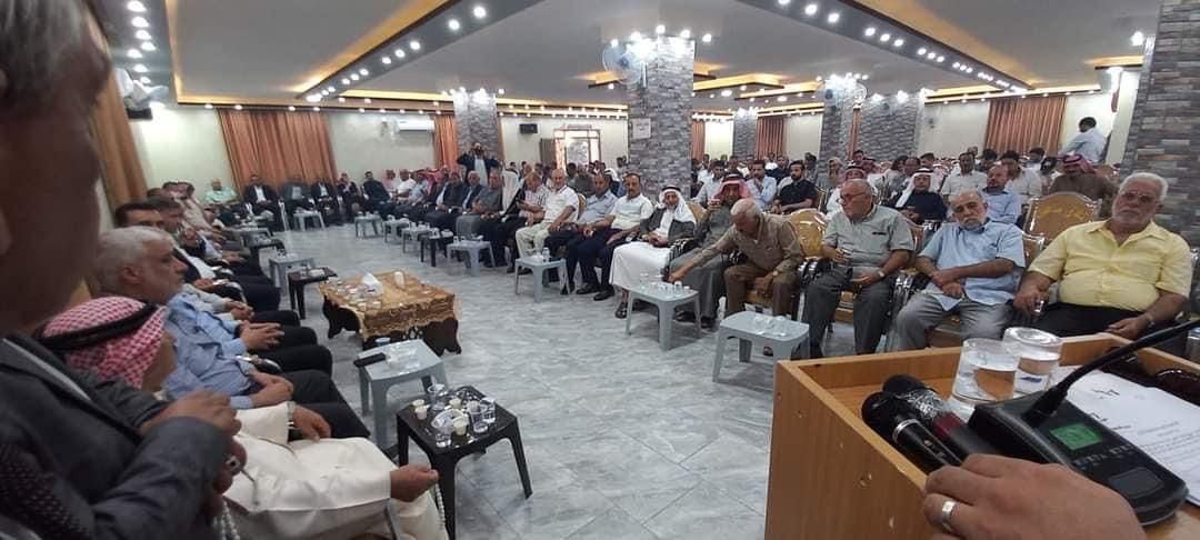 حضور حاشد وشعبي كبير للمهرجان  الذي عقده حزب النه‍ج الجديد في محافظة مادبا (قضاء ماعين)