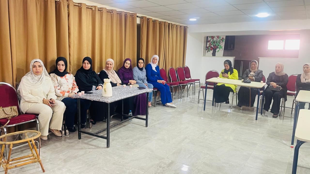 جلسة توعوية في في مركز الأميرة بسمة للتنمية البشرية /ماعين حول مشاركة المرأة السياسية والحزبية
