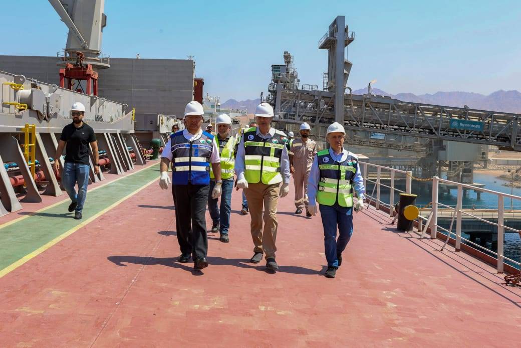 البوتاس العربية تُصــــــــدّر أكبر شحنة بوتاس إلى أوروبا في تاريخها.