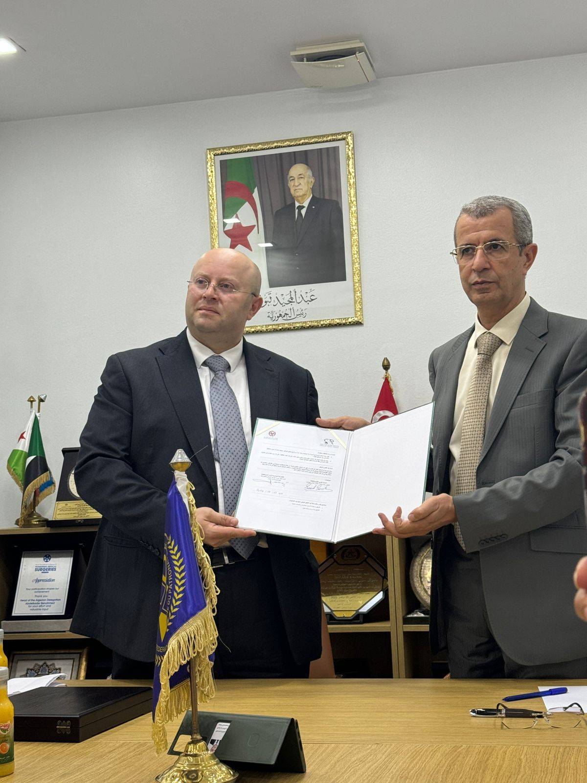 المركز العربي الطبي يشارك في المؤتمر الدولي الأول للسياحة العلاجية الذي عقد في الجزائر واختتم اعماله الخميس الماضي 