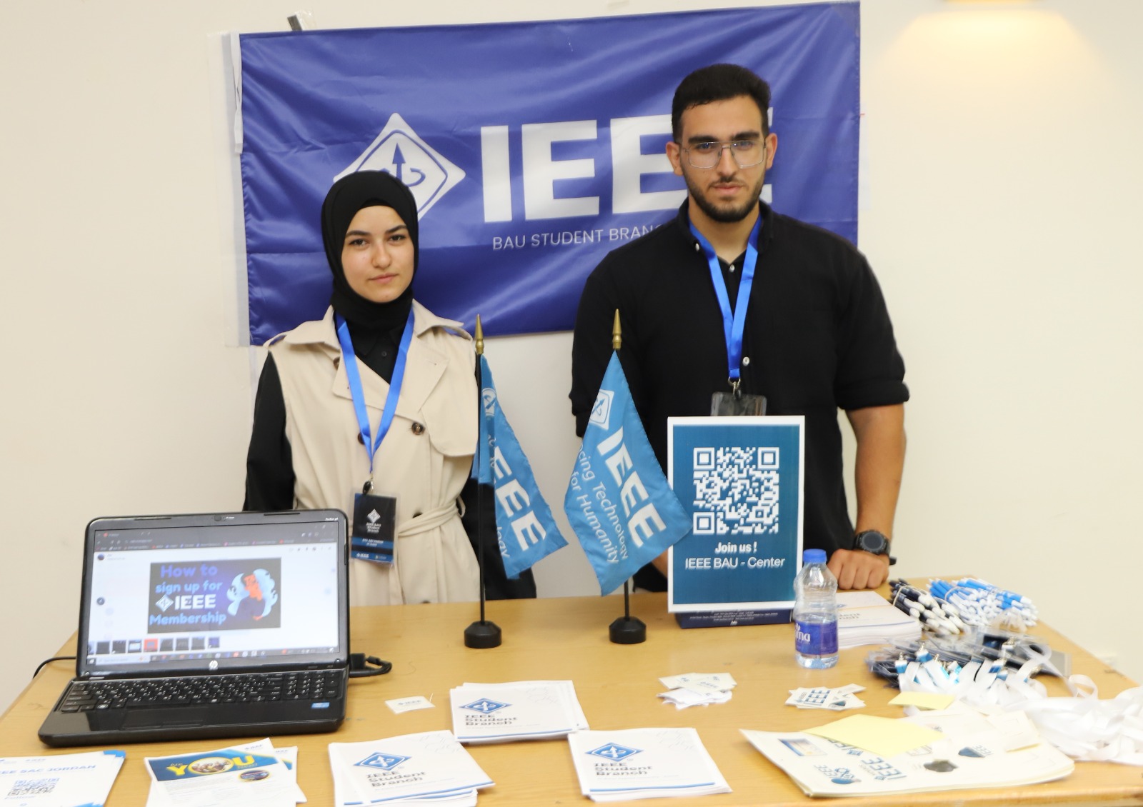 احتفال النادي الطلابي  ( IEEE-BAU-Center ) في البلقاء التطببقية    