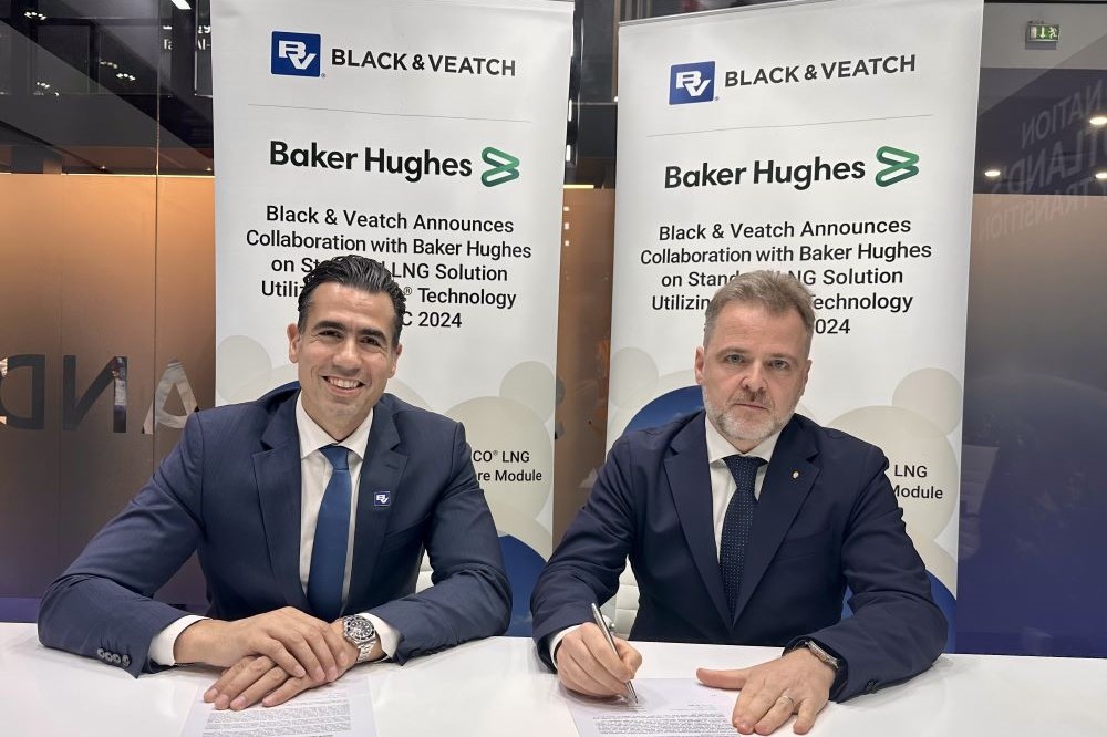 تعلن شركة Black  Veatch عن تعاونها مع Baker Hughes بشأن حلول الغاز الطبيعي المسال القياسية باستخدام تقنية ®PRICO في ADIPEC 2024