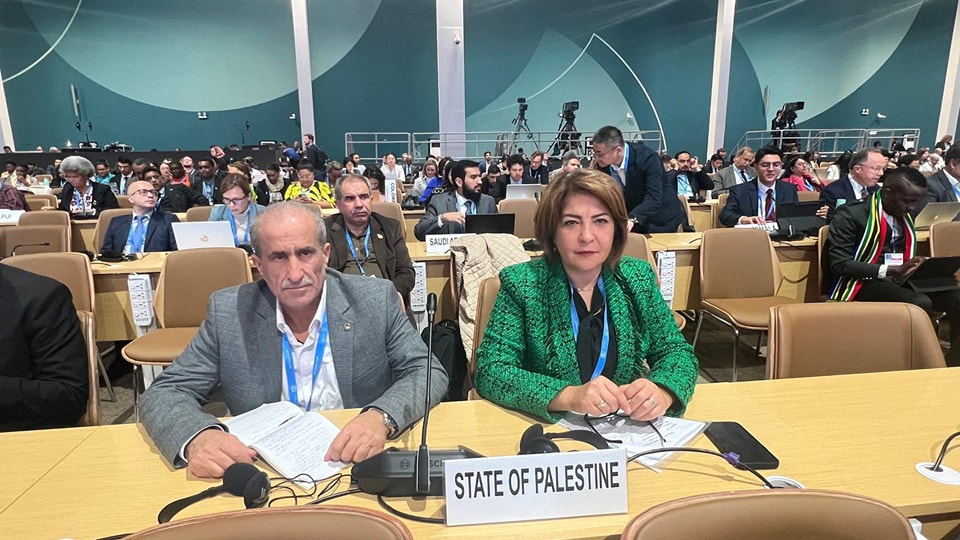 خلال مشاركة دولة فلسطين في قمة COP 29  د. التميمي تشارك في الاجتماع الوزاري للانتقال العادل نحو التحول الأخضر