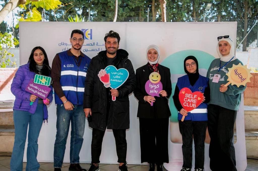 عمان الأهلية تنظم فعالية توعوية  كونوا بخير ضد السرطان