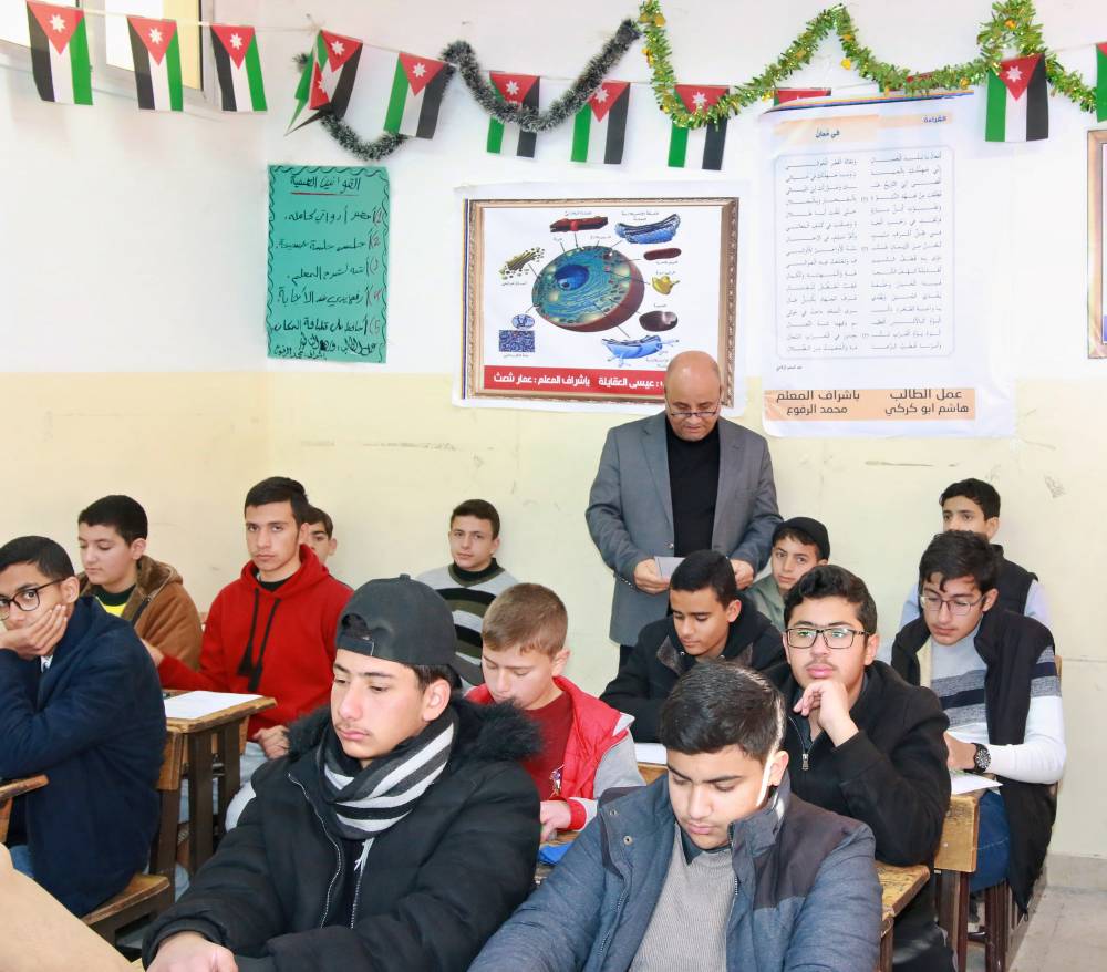 الحباشنة يتابع عدد من الأمور التربوية والامتحانات وواجبات BTEC في عدد من مدارس معان