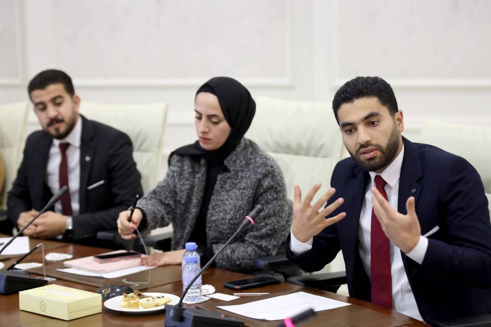 وزير الشباب يلتقي أعضاء الائتلاف الوطني الأردني للقرار 2250 الشباب والسلام والأمن