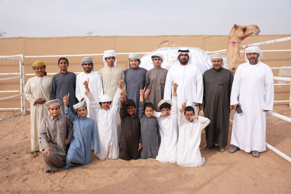 550 مشارك في مزاينة الإبل ومسابقة المحالب بـ مهرجان محمد بن زايد لسباقات الهجن