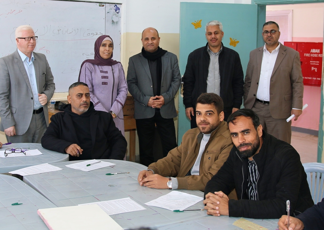 الحباشنة يزور مركز تصحيح امتحانات الثانوية العامة 2024 في تربية معان