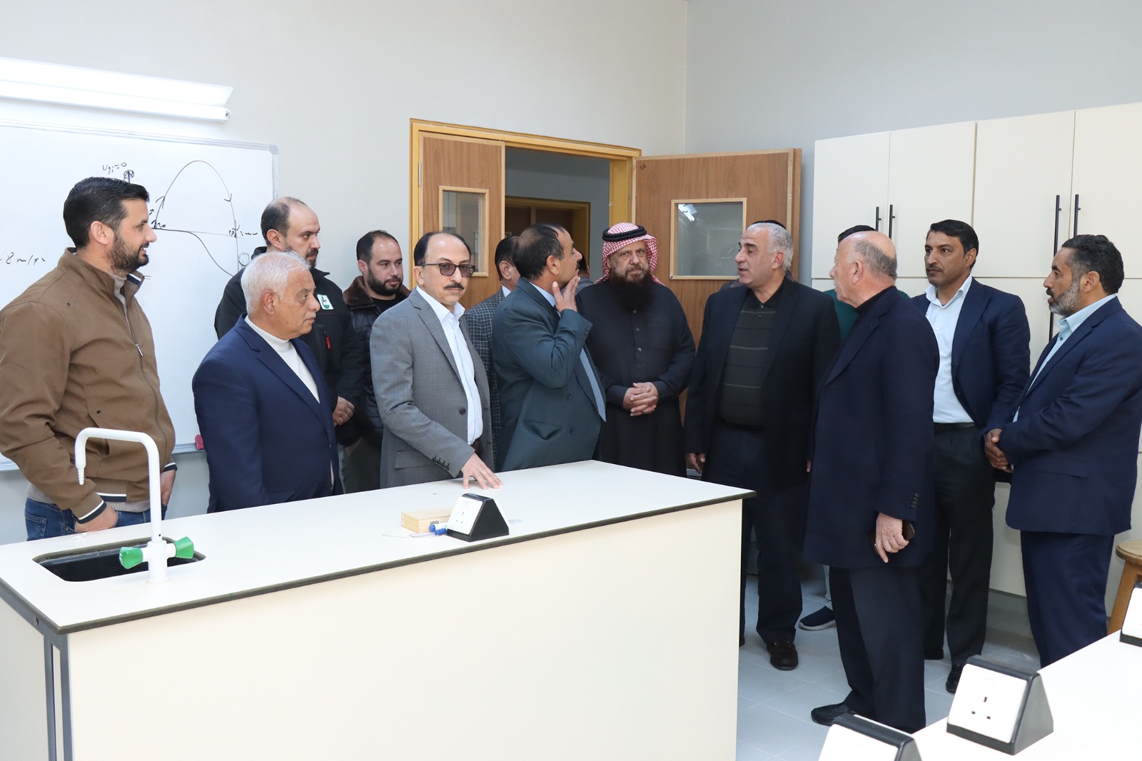 زيارة تفقدية لمجلس محافظة معان للمشاريع المدعومة في جامعة الحسين بن طلال