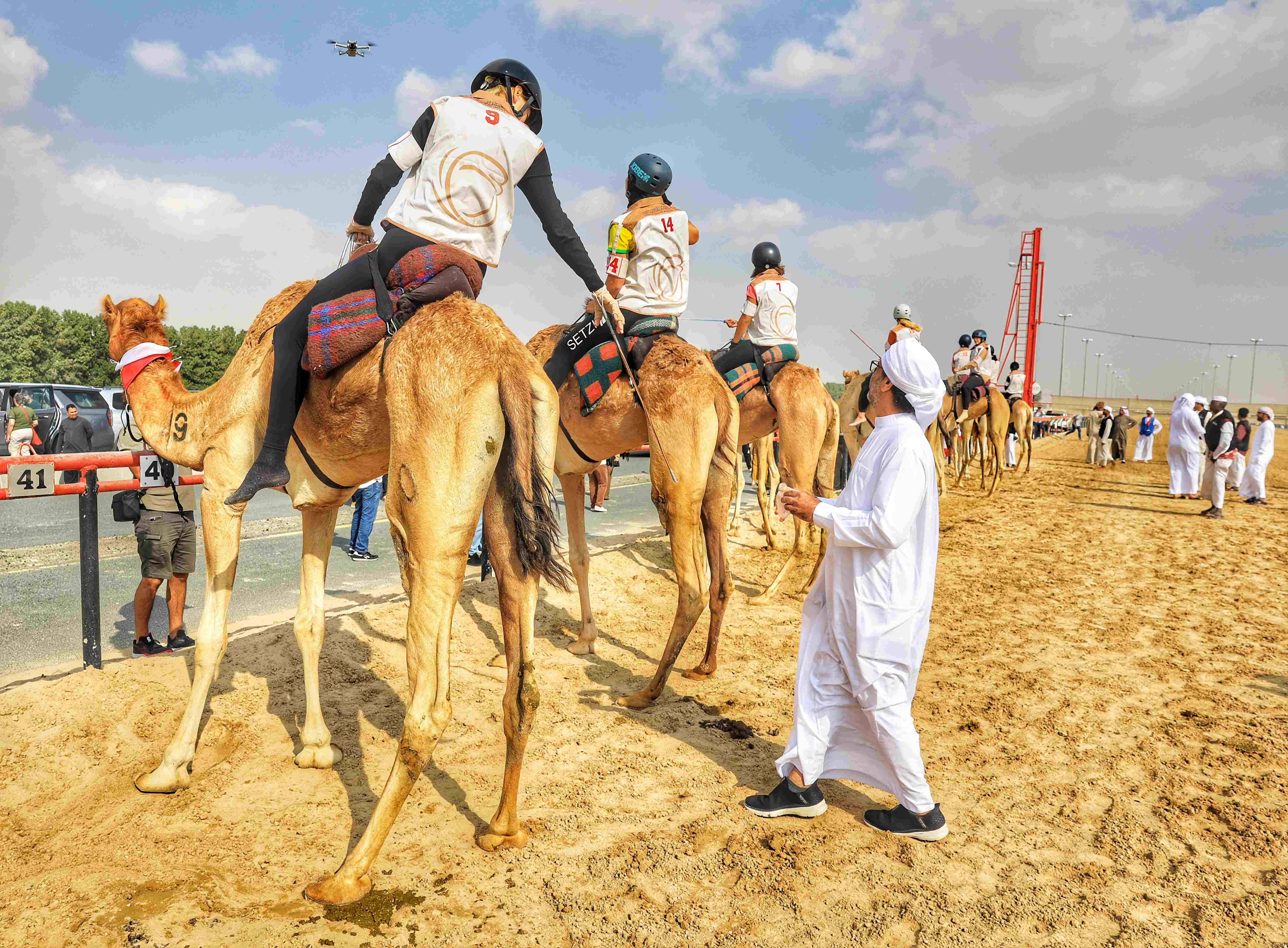 تزامنًا مع مهرجان ولي عهد دبي للهجن 2025     ختام ماراثون رحلة الهجن بنسخته السادسة