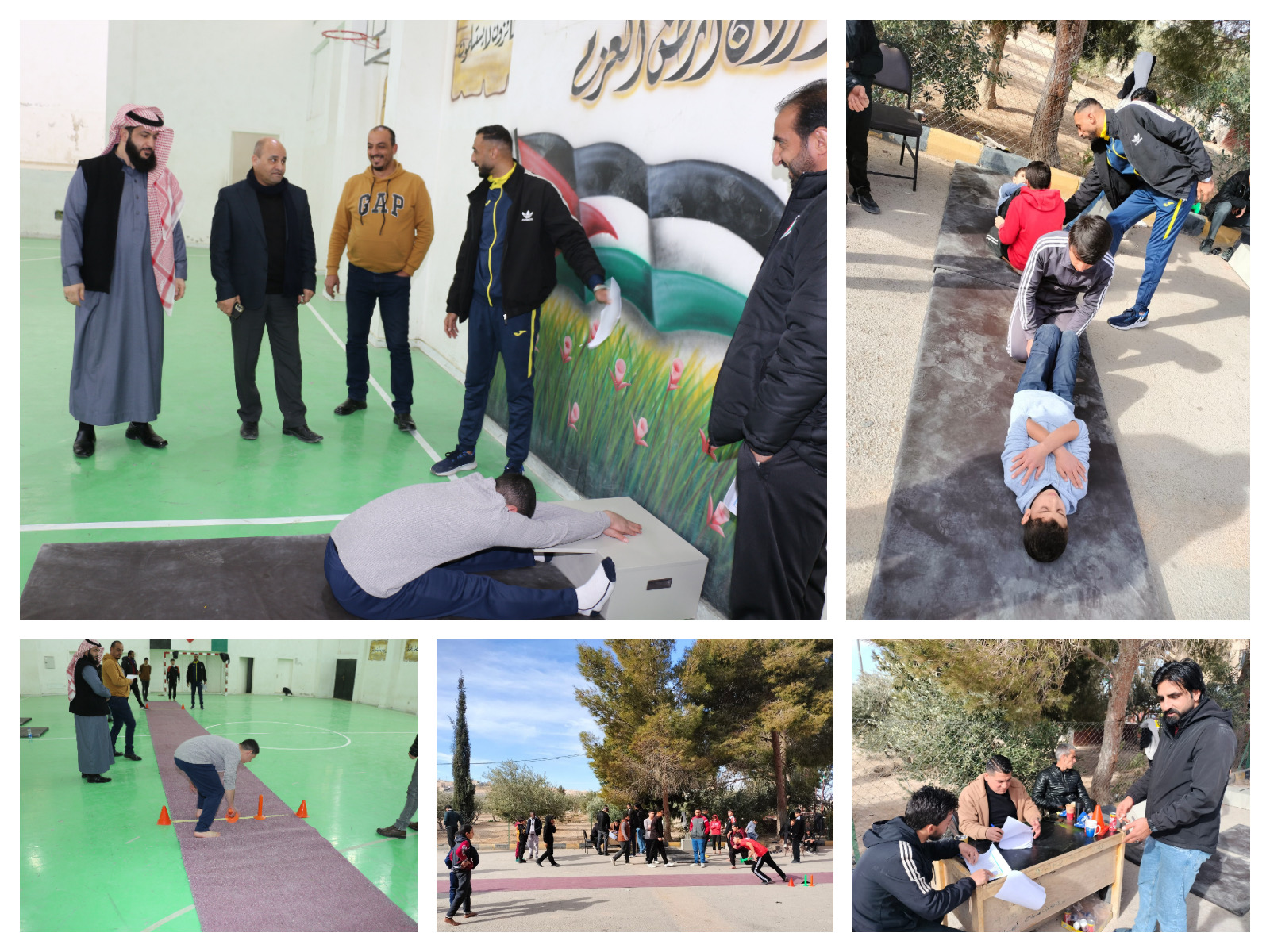 الحباشنة يتابع انطلاق البطولة التنشيطية لجائزة الملك عبدالله للياقة البدنية لمدارس الذكور و الاناث في تربية معان