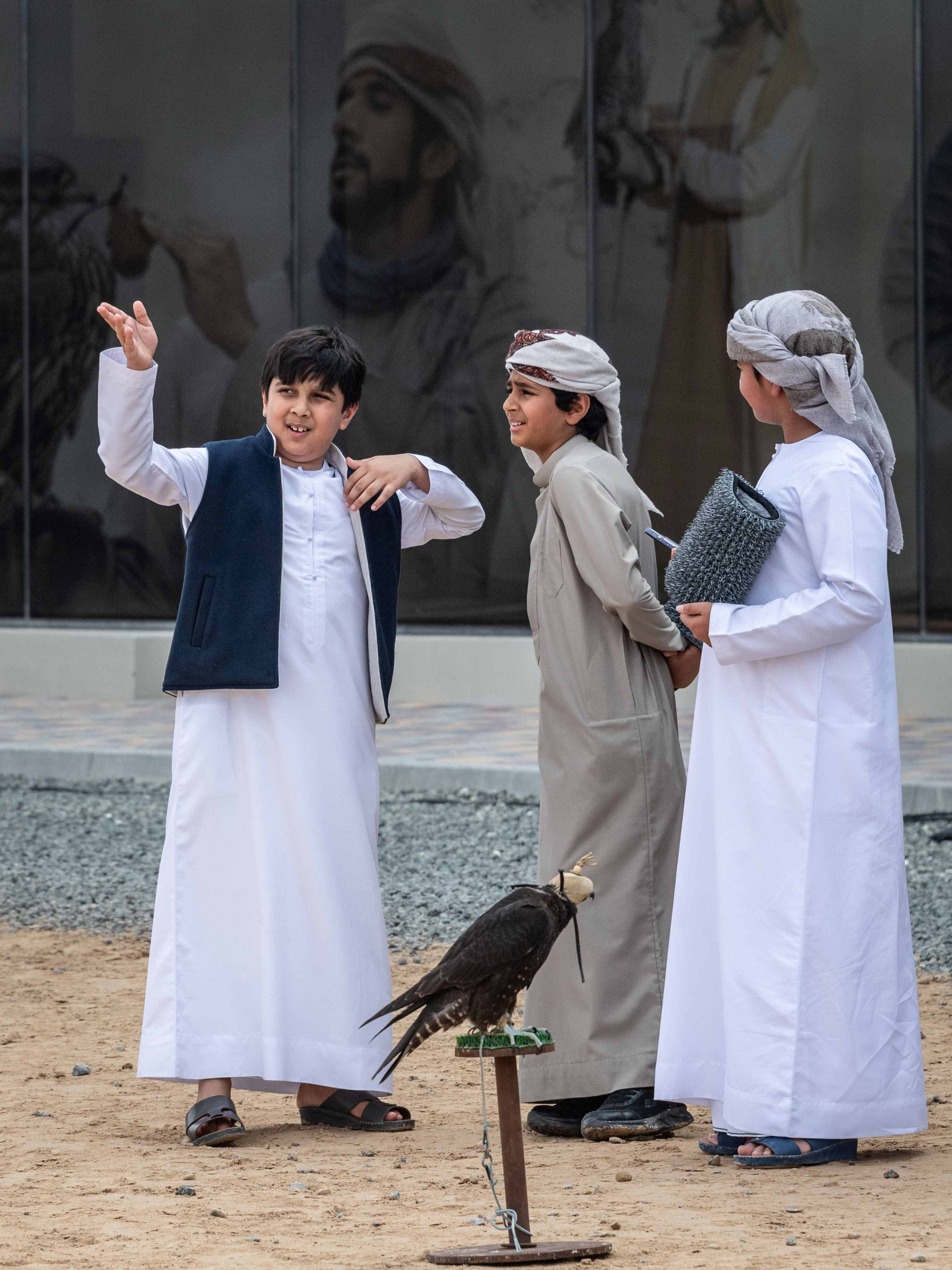 الناشئين مسك ختام بطولة  كاس محمد بن راشد لسباقات الصقور
