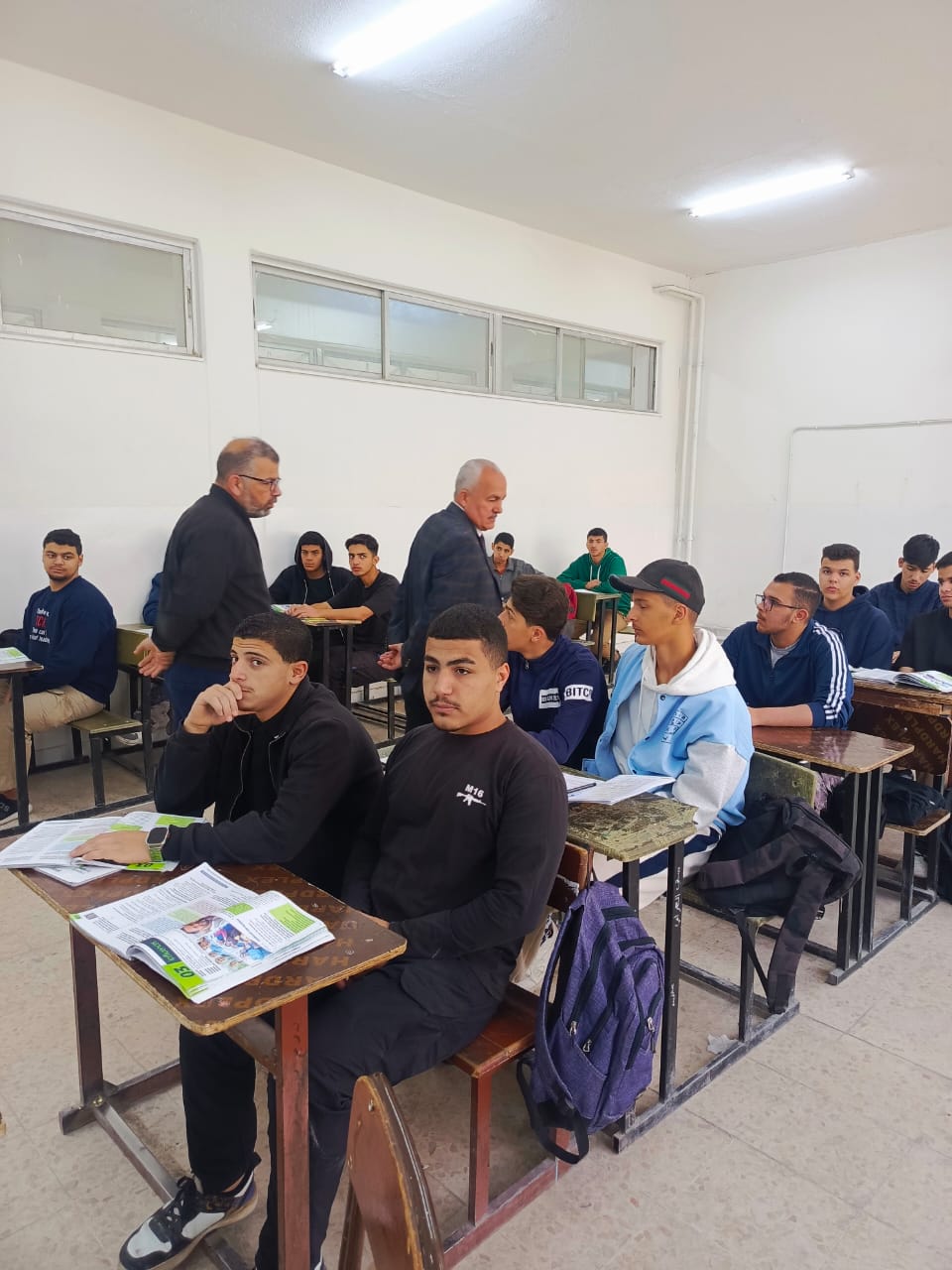 مدير تربية الزرقاء الأولى يتابع جولاته التفقدية