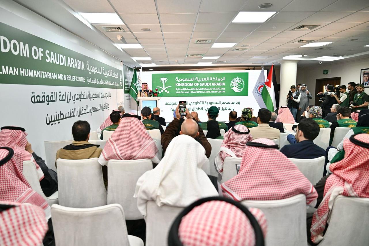 مركز الملك سلمان للإغاثة يدشن بالأردن برنامج سمع السعودية التطوعي لزراعة القوقعة للأطفال الفلسطينيين في قطاع غزة  