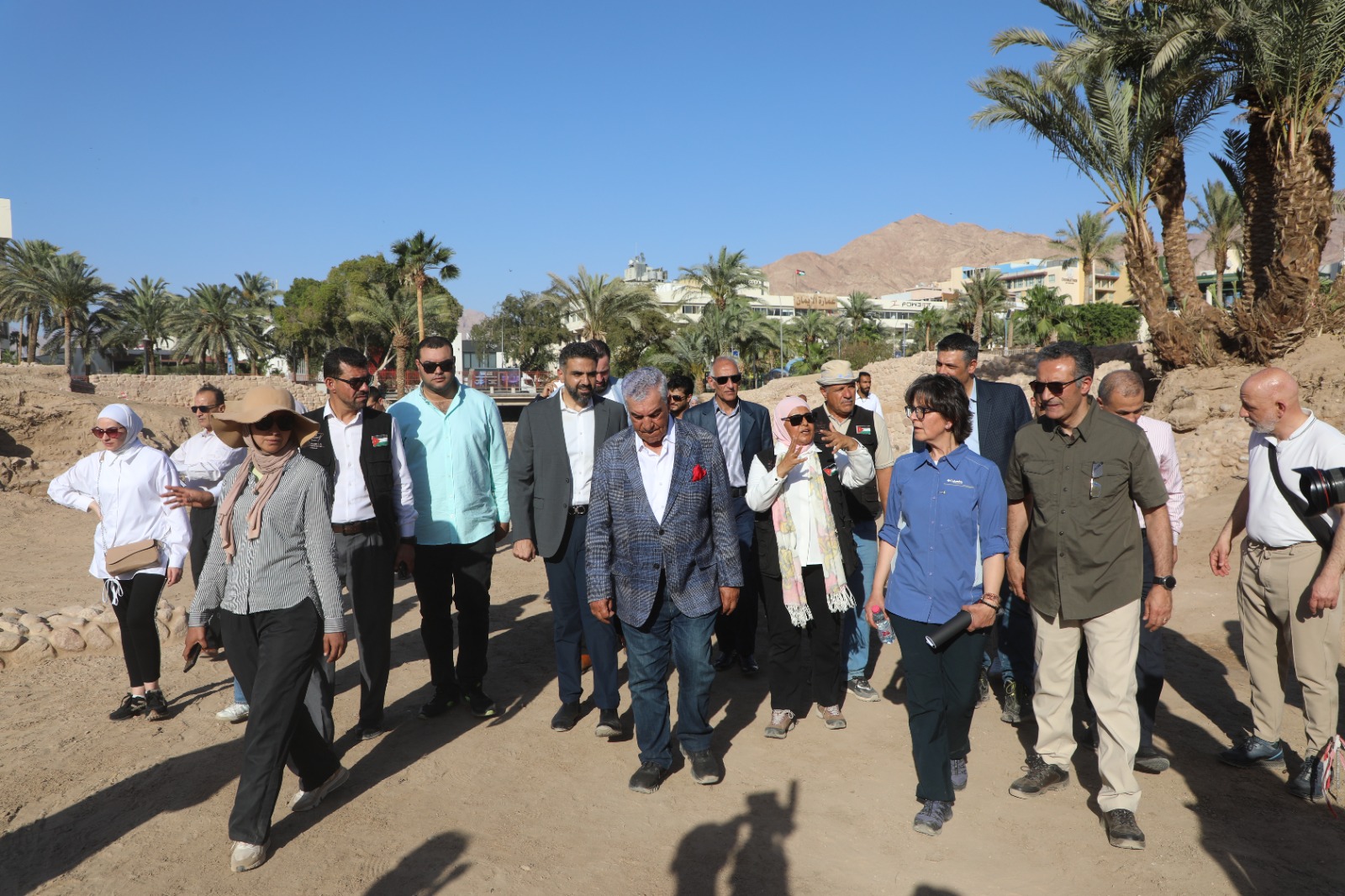 وزارة السياحة والآثار وسلطة منطقة العقبة تنظم جولة ميدانية للدكتور زاهي حواس بمدينة العقبة