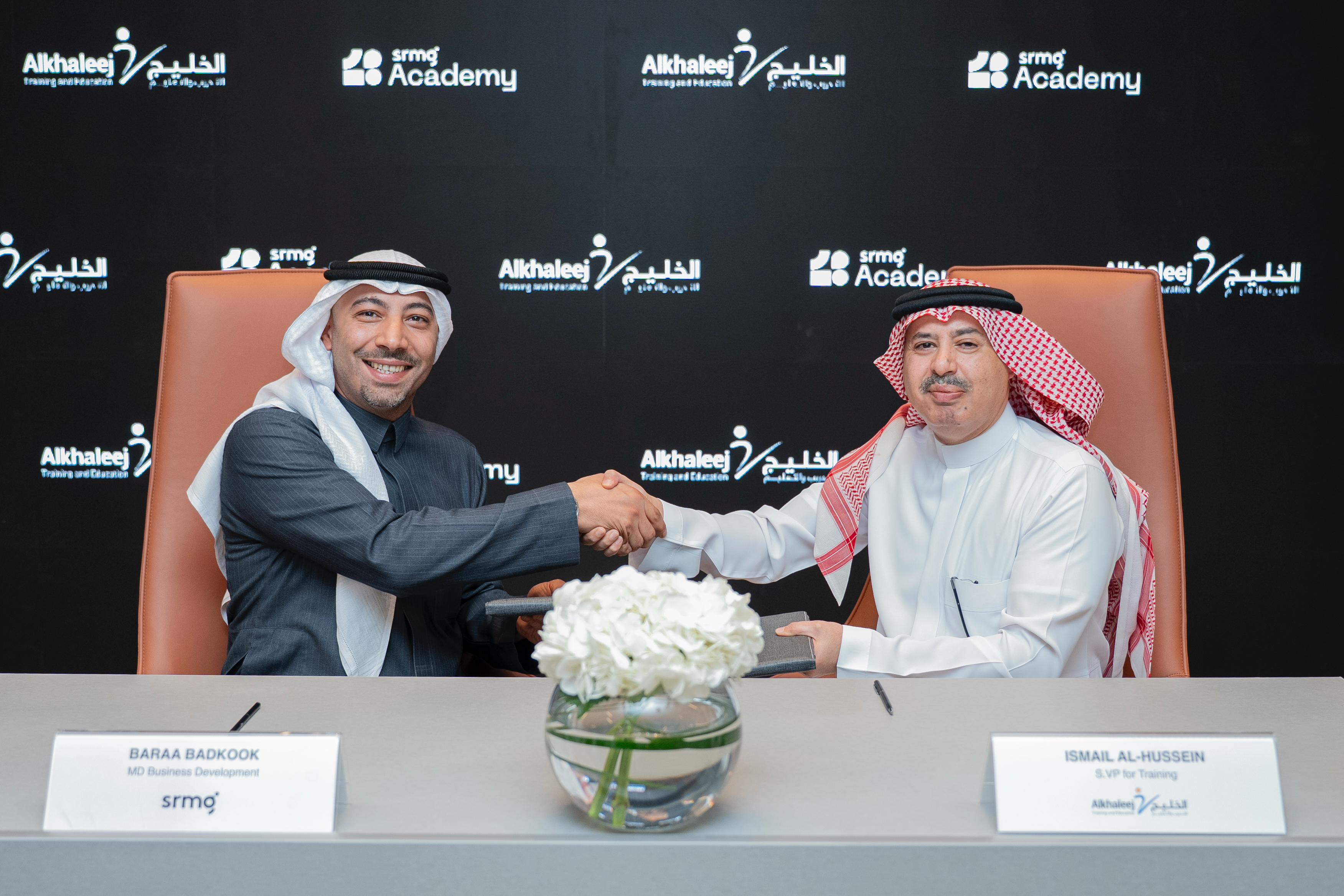 أكاديمية SRMG توقّع شراكة استراتيجية مع الخليج للتدريب والتعليم  لإطلاق مشاريع ريادية في التدريب الإعلامي