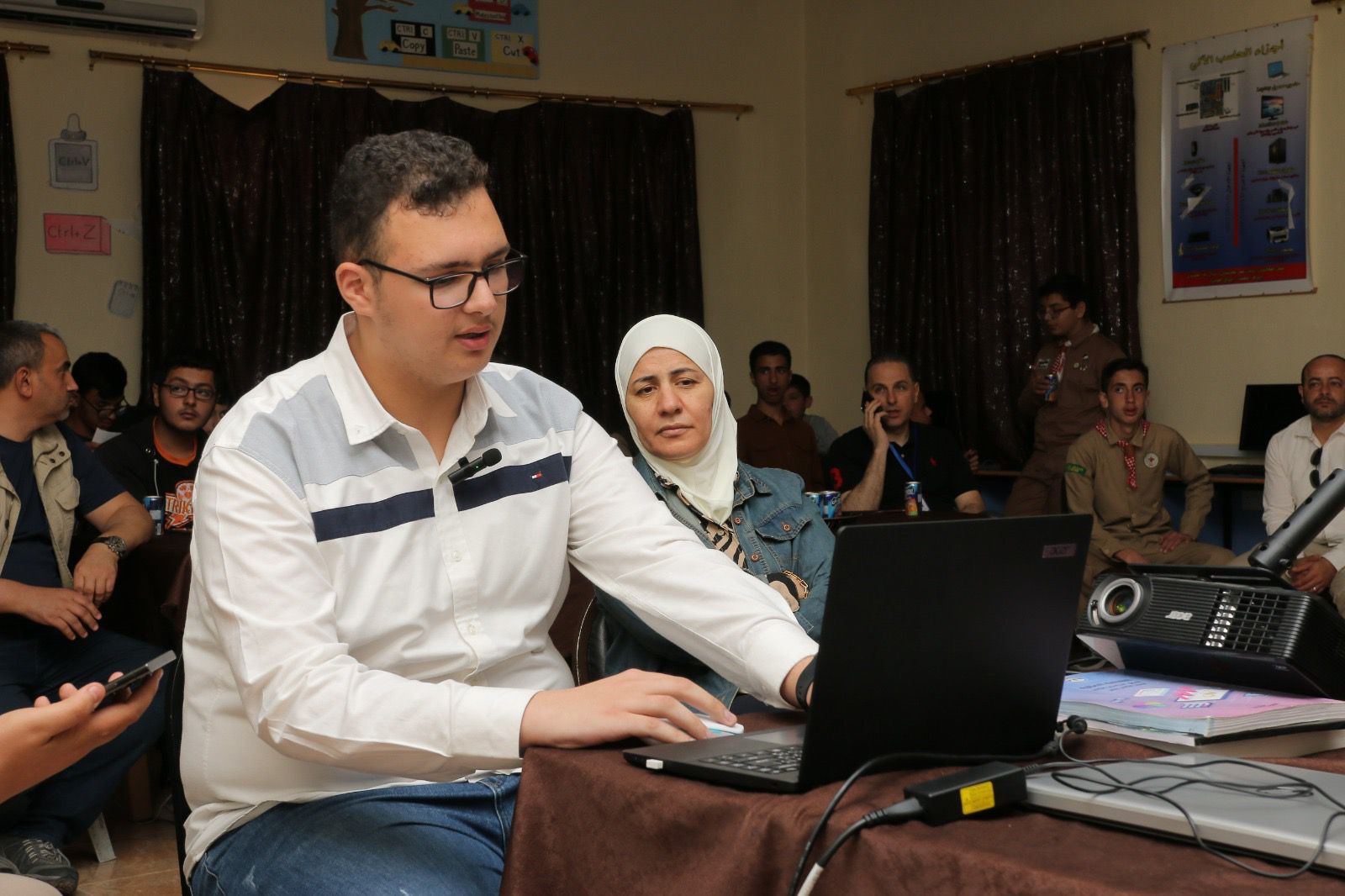 تربية معان تستقبل أمين عام وزارة الاقتصاد الرقمي والريادة سميرة الزعبي لمتابعة مشروع ماينكرافت التعليمي