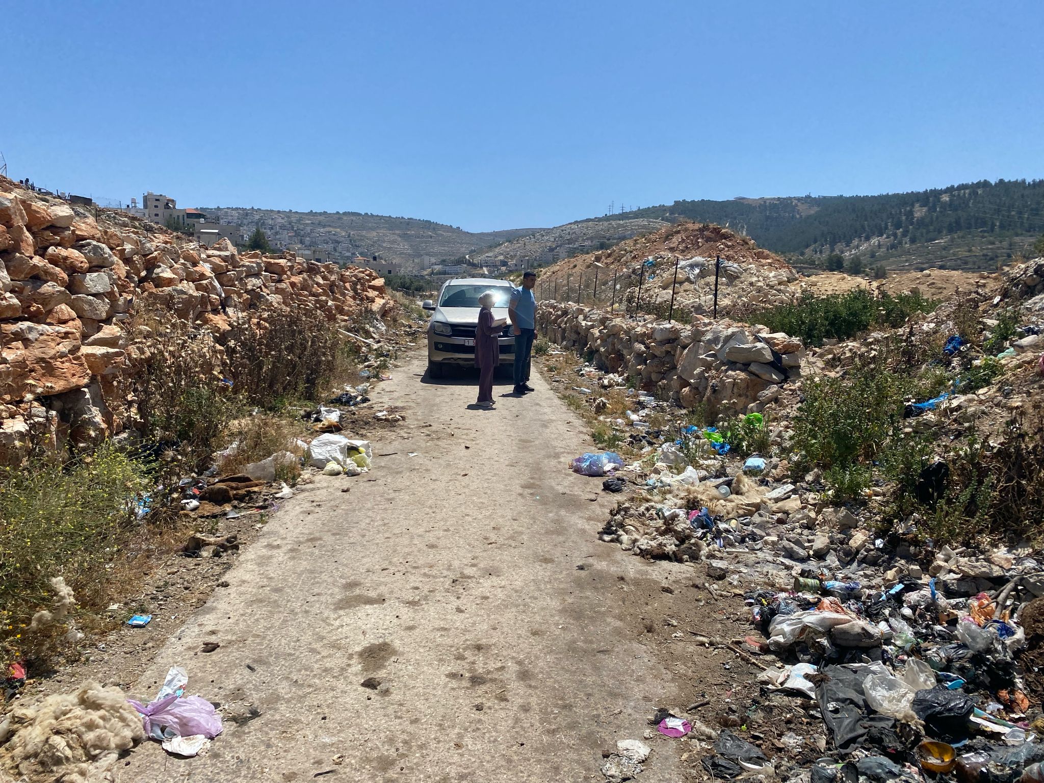 بيت لحم: سلطة جودة البيئة تتابع إغلاق مكبين عشوائيين في نحالين والعبيدية