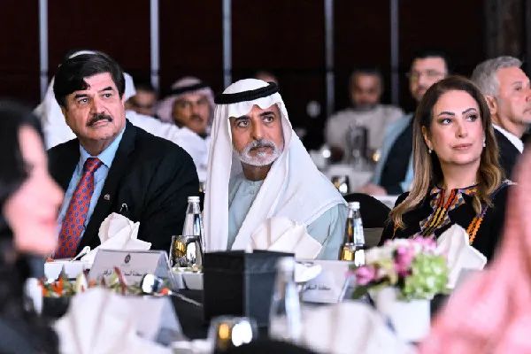 نهيان بن مبارك يحضر احتفال مجلس رجال الأعمال الأردني الإماراتي بعيد الاستقلال الأردني