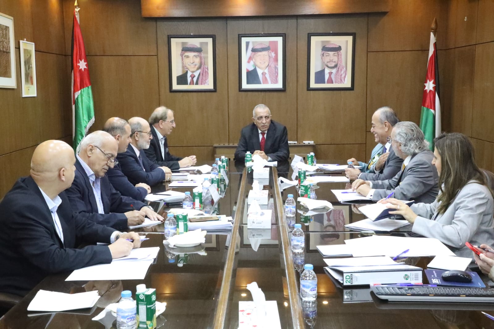 وزير الثقافة مصطفى الرواشدة، يلتقي إدارة صندوق دعم الحركة الثقافية والفنية