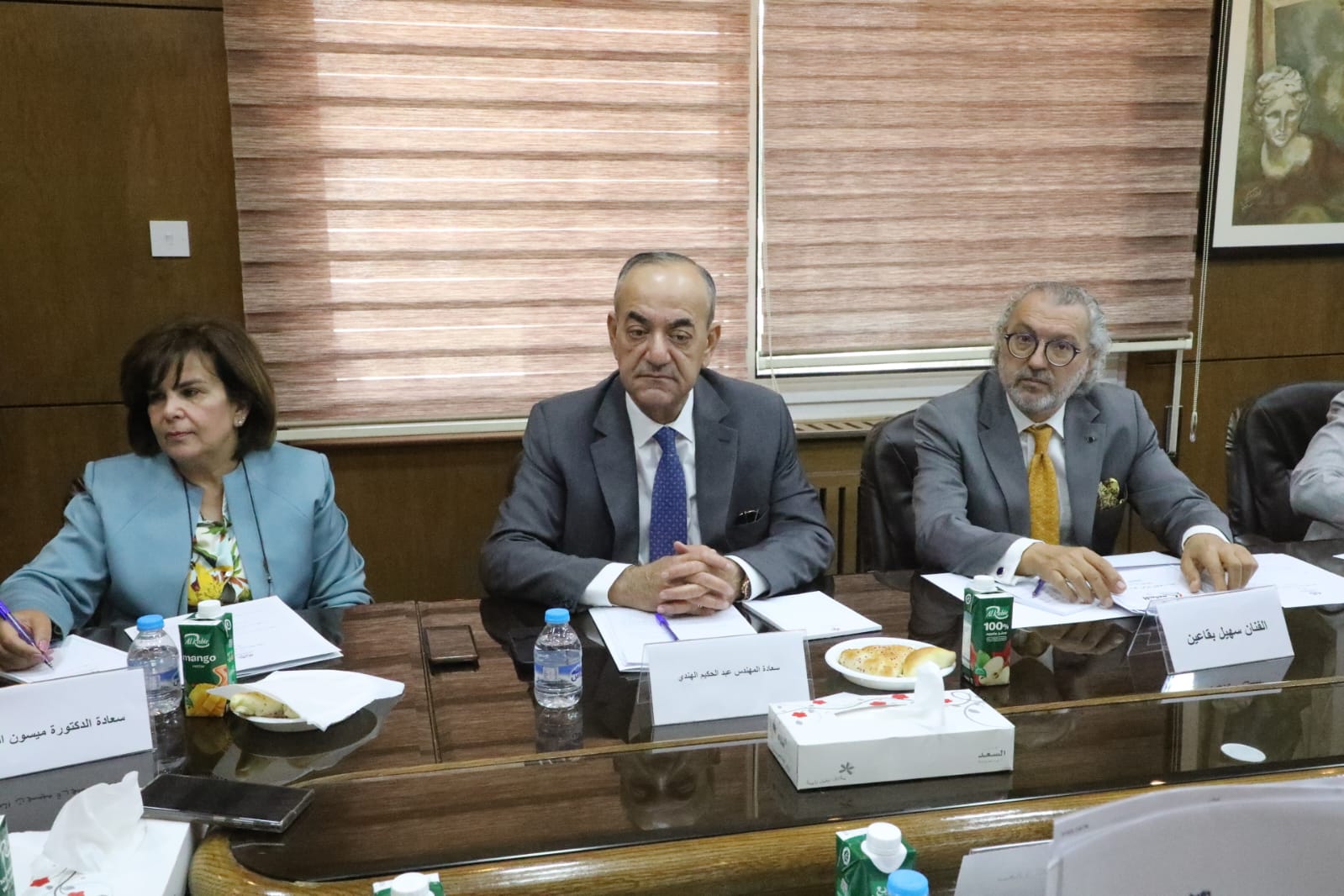 وزير الثقافة مصطفى الرواشدة، يلتقي إدارة صندوق دعم الحركة الثقافية والفنية