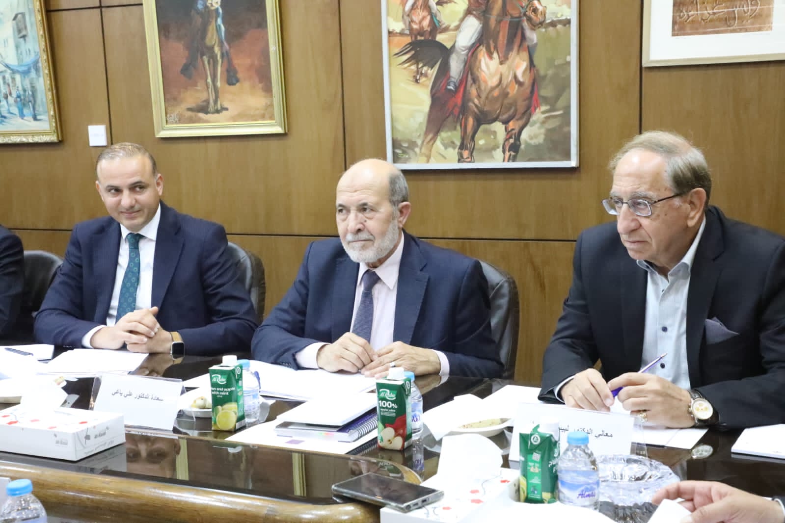 وزير الثقافة مصطفى الرواشدة، يلتقي إدارة صندوق دعم الحركة الثقافية والفنية