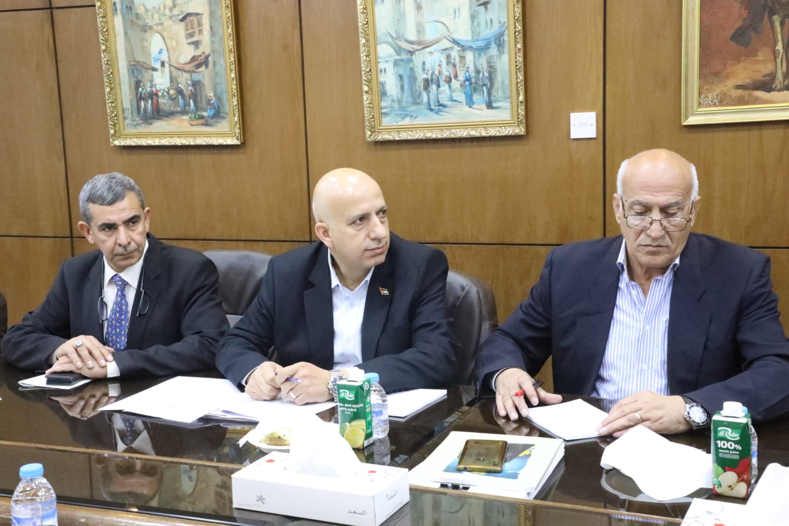 وزير الثقافة مصطفى الرواشدة، يلتقي إدارة صندوق دعم الحركة الثقافية والفنية