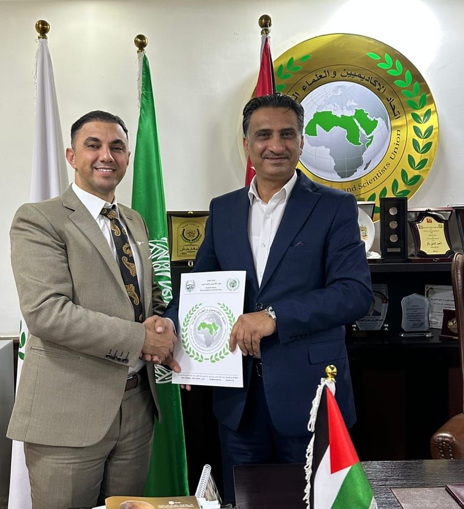تكليف الأستاذ الدكتور أنس جابر شلالفة برئاسة المجلس الصحي العربي في اتحاد الأكاديميين والعلماء العرب
