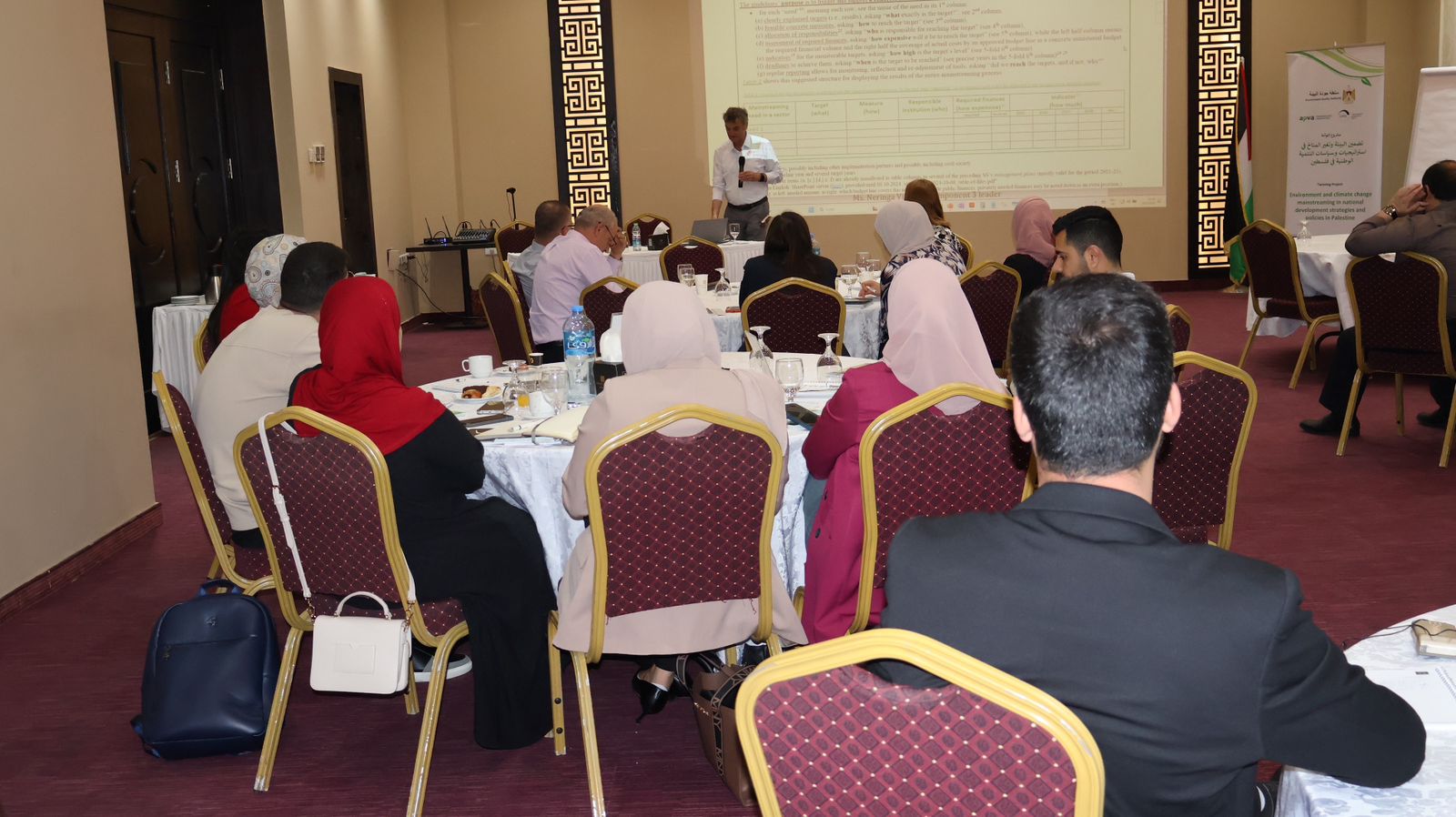 رام الله: سلطة جودة البيئة تختتم برنامج تدريبي تشاركي حول دمج البيئة وتغير المناخ في السياسات الوطنية