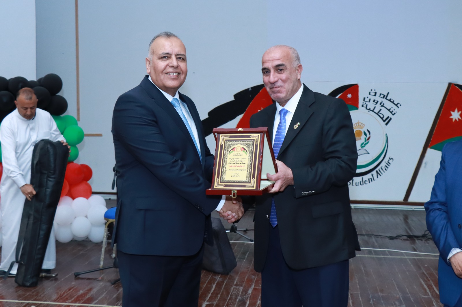 جامعة الحسين بن طلال تحتفل بعيد الاستقلال التاسع والسبعين للمملكة الأردنية الهاشمية.