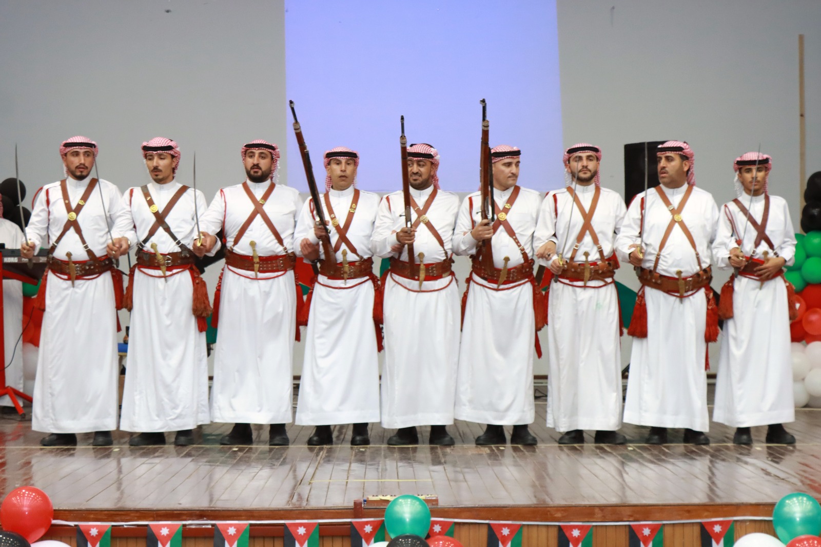 جامعة الحسين بن طلال تحتفل بعيد الاستقلال التاسع والسبعين للمملكة الأردنية الهاشمية.