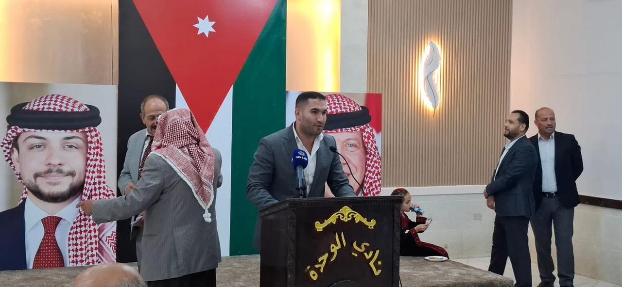 النائب خميس عطية يرعى إحتفال نادي الوحدة وأئتلاف مادبا بذكرى عيد الإستقلال ال 79..
