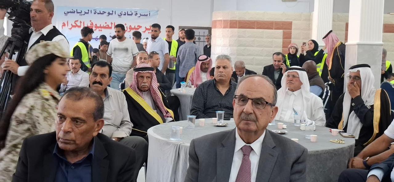 النائب خميس عطية يرعى إحتفال نادي الوحدة وأئتلاف مادبا بذكرى عيد الإستقلال ال 79..