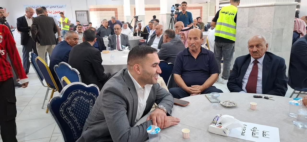 النائب خميس عطية يرعى إحتفال نادي الوحدة وأئتلاف مادبا بذكرى عيد الإستقلال ال 79..
